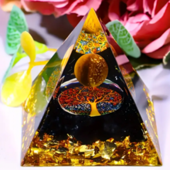 Orgone Enerji Piramidi – Kaplan Gözü  Obsidyen Taşı