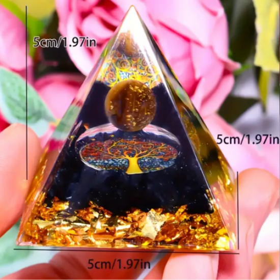 Orgone Enerji Piramidi – Kaplan Gözü  Obsidyen Taşı