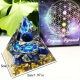 Lapis Lazuli  Bakır Alaşımlı Orgone Enerji Piramidi