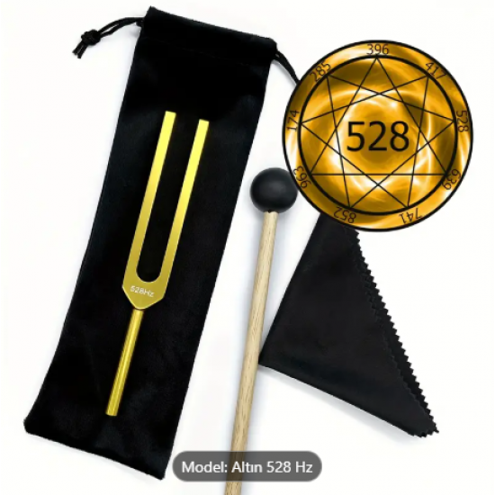 528Hz Çakra Altın DNA Onarım Seti – Akustik Çatal