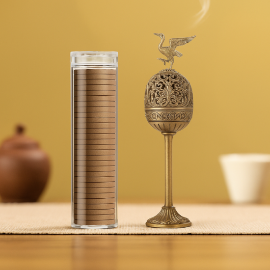 Bronz Turna Buhurdan Seti – 1 Buhurdan ve 40 Buhur Parçası